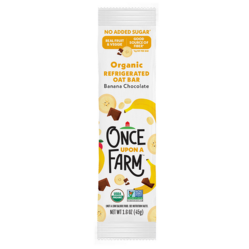 Once Upon A Farm Organic Banana Chocolate Refrigerated Oat Bar