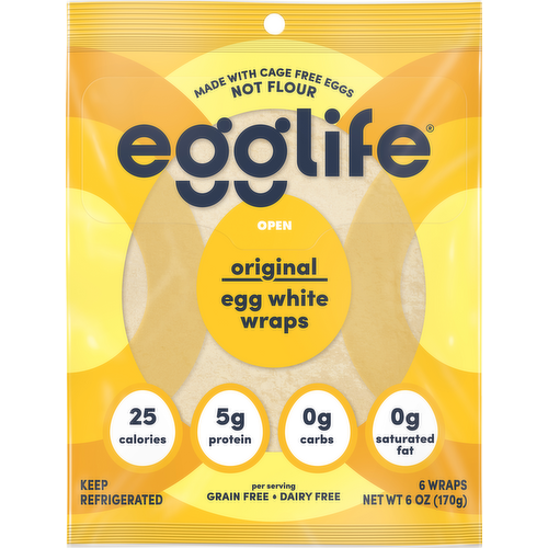 Egglife Original Egg White Wraps