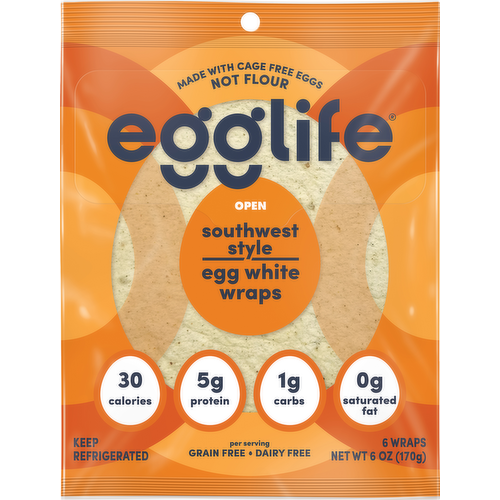 Egglife Southwest Style Egg White Wraps