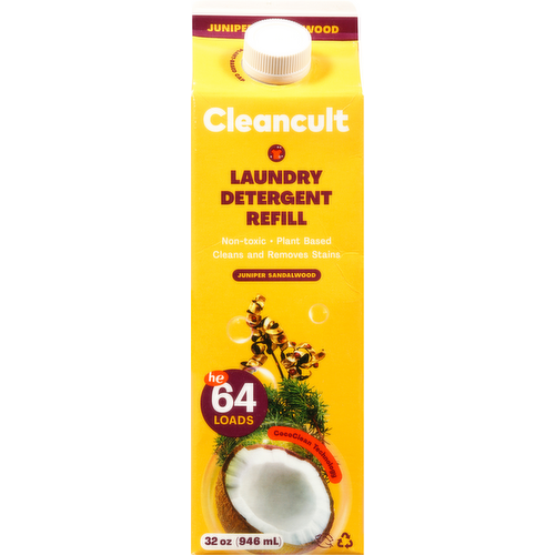 Cleancult Laundry Detergent Refill Juniper Sandalwood