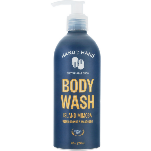 Hand in Hand Mimosa Island, Fresh Coconut & Mango Leaf Body Wash