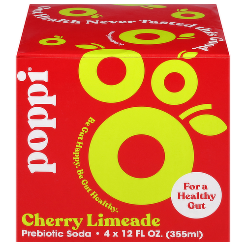 Poppi Cherry Limeade Prebiotic Soda