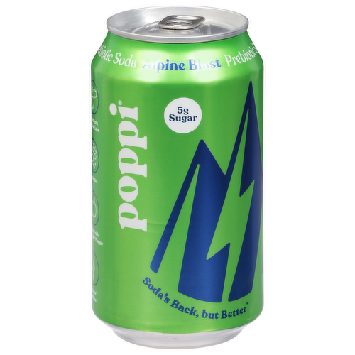 Poppi Alpine Blast Prebiotic Soda