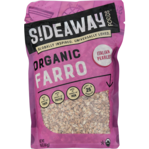 Sideaway Foods Organic Italian Pearled Farro
