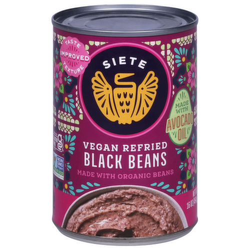 Siete Vegan Refried Black Beans