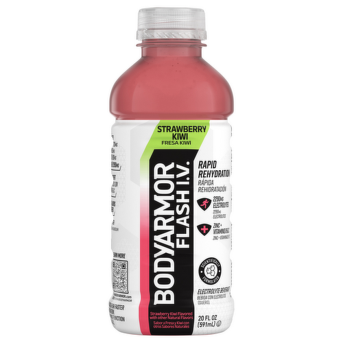 BodyArmor Flash I.V. Strawberry Kiwi Electrolyte Beverage