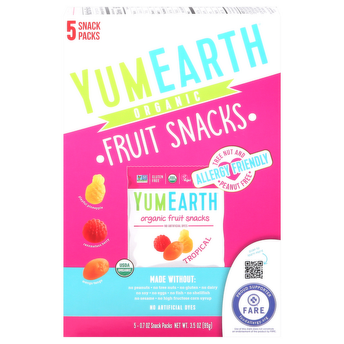 YumEarth Organic Tropical Fruit Snacks