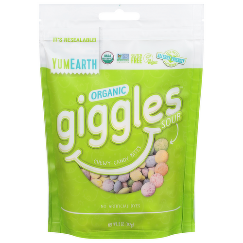 YumEarth Organic Giggles Sour Chewy Candy Bites
