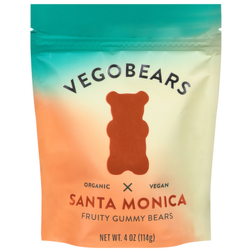 Vegobear Organic & Vegan Santa Monica Fruit Gummy Bears