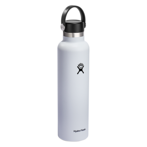 Hydro Flask White Standard Mouth Stainless Steel Water Bottle