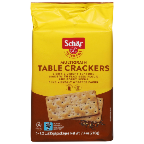 Schar Gluten Free Multigrain Table Crackers