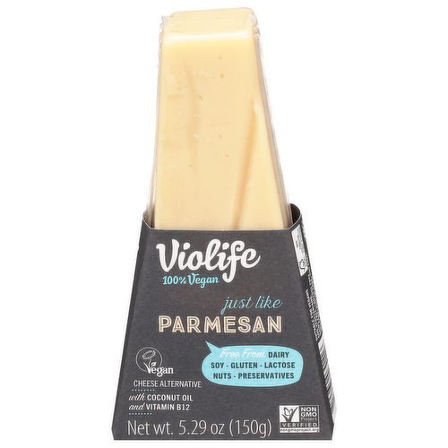 Violife Just Like Parmesan Cheese Alternative Wedge