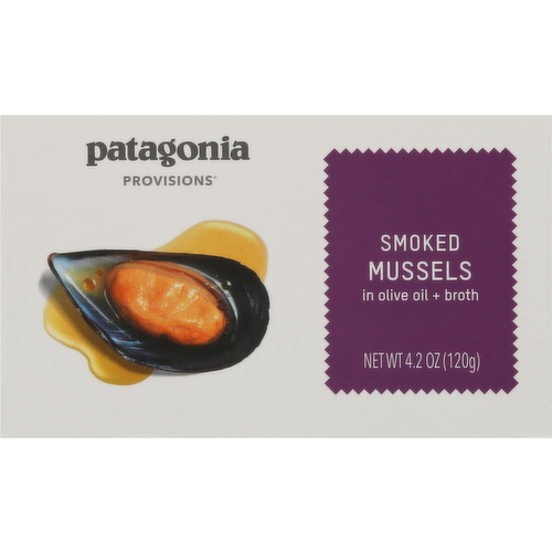 Patagonia Provisions Smoked Mussels in Olive Oil & Broth
