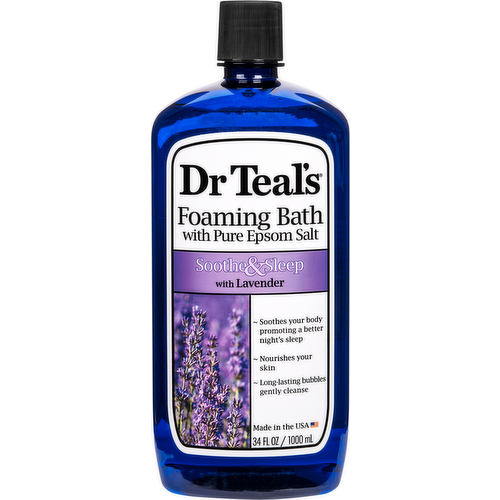 Dr Teals Soothe & Sleep Pure Epsom Salt Foaming Bath with Lavender