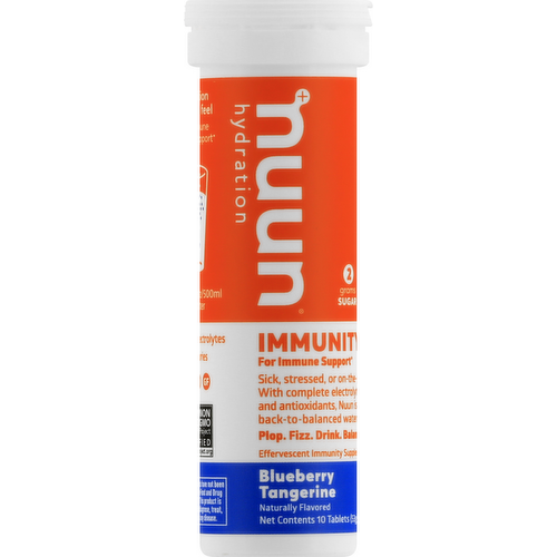 Nuun Immunity Blueberry Tangerine Electrolyte Drink Tablets