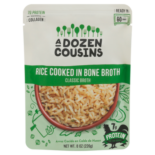 A Dozen Cousins Rice Cooked in Bone Broth