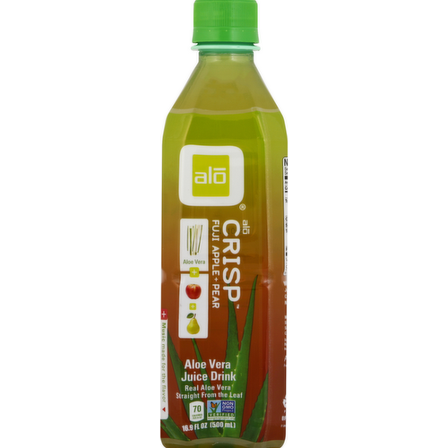 Alo Crisp Fuji Apple & Pear Aloe Vera Juice Beverage