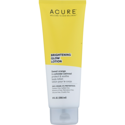 Acure Brightening Glow Sweet Orange & Colloidal Oatmeal Lotion