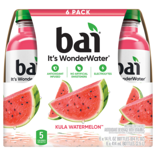 Bai Kula Watermelon Flavored Antioxidant Water Beverages