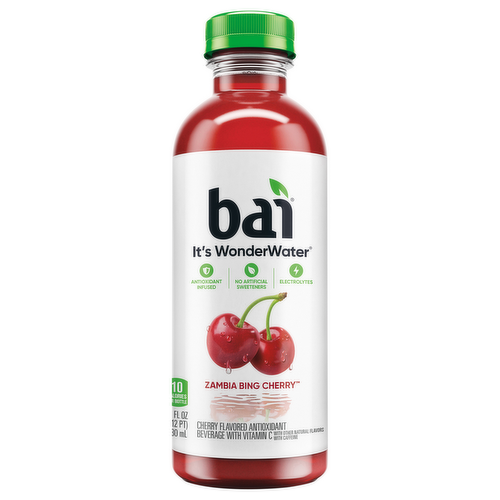Bai Zambia Bing Cherry Flavored Antioxidant Water Beverage
