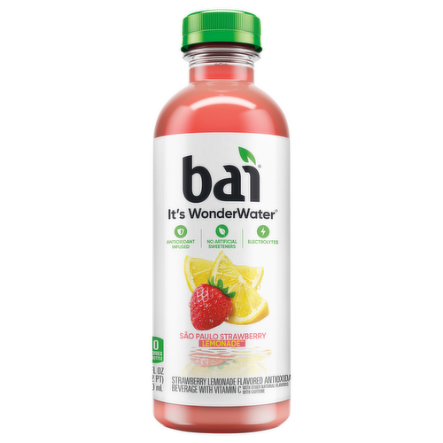 Bai Sao Paulo Strawberry Lemonade Flavored Antioxidant Water Beverage