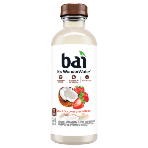 Bai Shala Coconut Strawberry Flavored Antioxidant Water Beverage