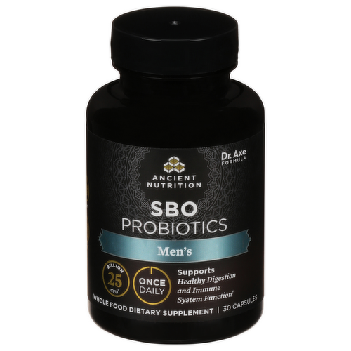 Ancient Nutrition SBO Probiotics Men's Immune Support Capsules