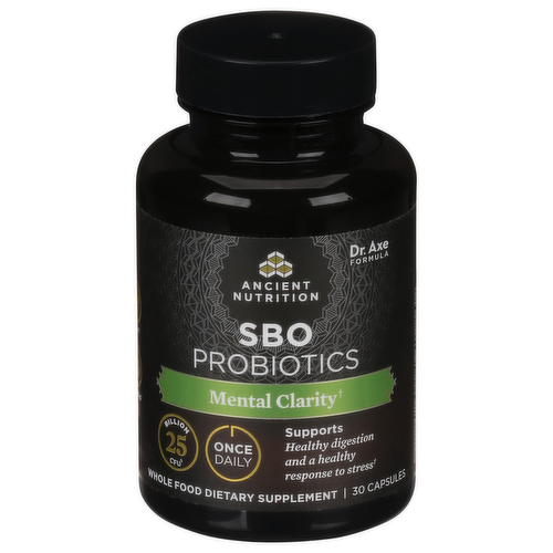 Ancient Nutrition SBO Probiotics Mental Clarity Capsules