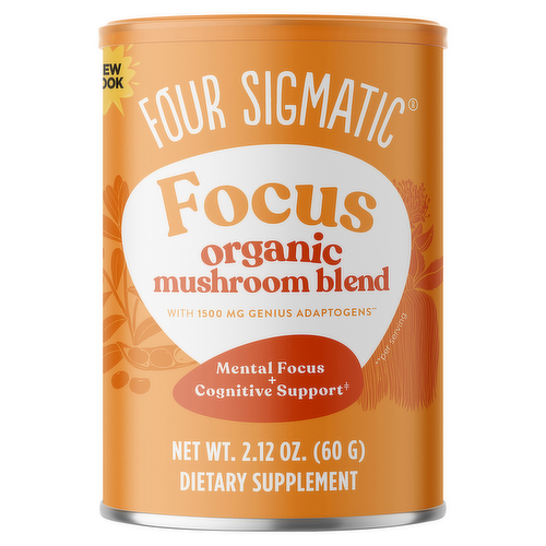 Four Sigmatic Organic Focus Blend Mix Mushroom Dietary Supplement