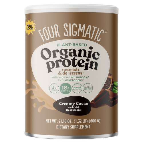 Four Sigmatic Organic Creamy Cacao Repair Plant-Based Protein Supplement