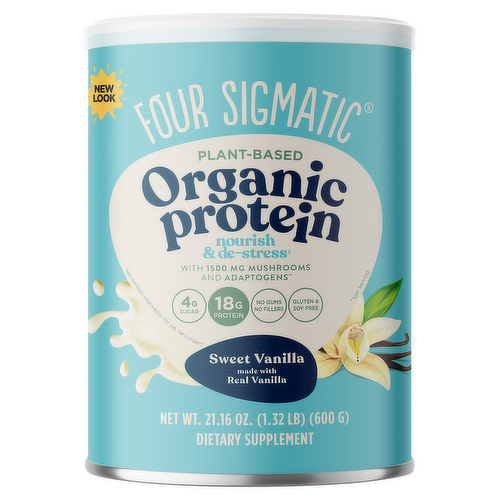 Four Sigmatic Organic Sweet Vanilla Repair Plant-Based Protein Supplement