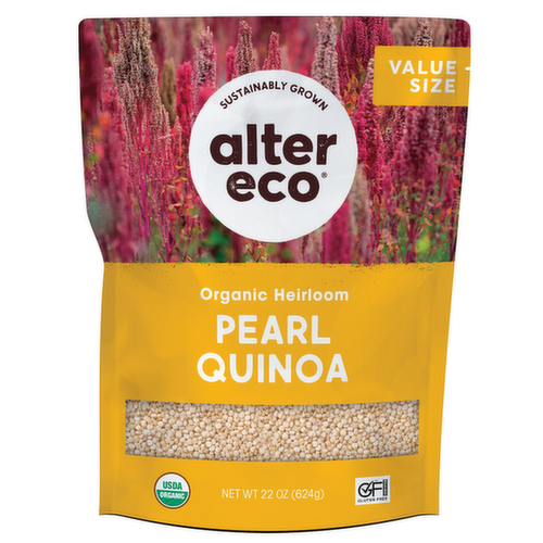 Alter Eco Organic Heirloom Pearl Quinoa Value Size