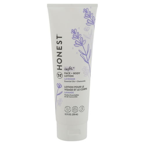 Honest Calm Lavender Face & Body Lotion