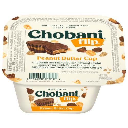 Chobani Flip Peanut Caramel Satisfaction Greek Yogurt