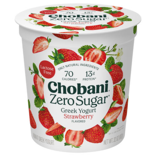 Chobani Zero Sugar Strawberry Yogurt