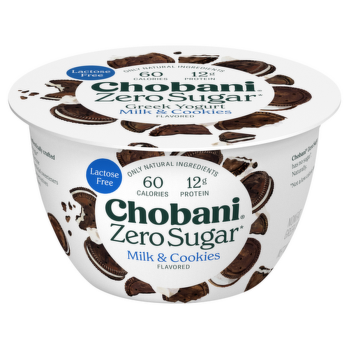 Chobani Zero Sugar Milk & Cookies Yogurt Product