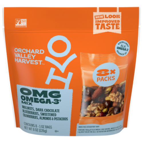 Orchard Valley Harvest OMG Omega-3 Snack Mix Multi Pack