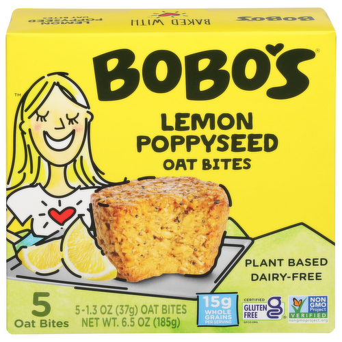 Bobo's Lemon Poppyseed Oat Bites