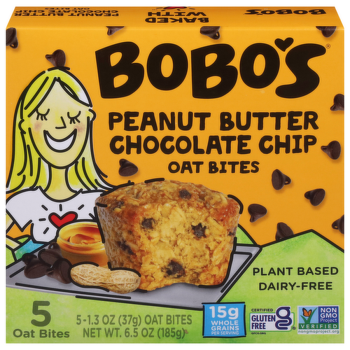 Bobo's Peanut Butter Chocolate Chip Oat Bites