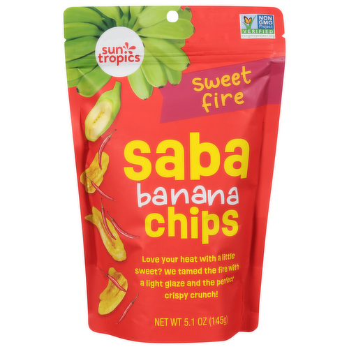 Sun Tropics Sweet Fire Saba Banana Chips
