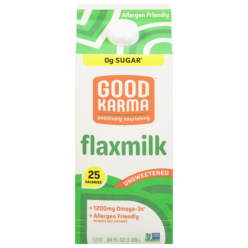 Good Karma Unsweetened Flax Milk