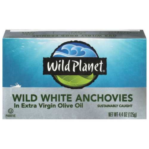 Wild Planet Wild White Anchovies in Extra Virgin Olive Oil