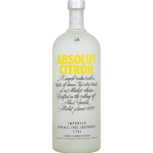 Absolut Citron Vodka