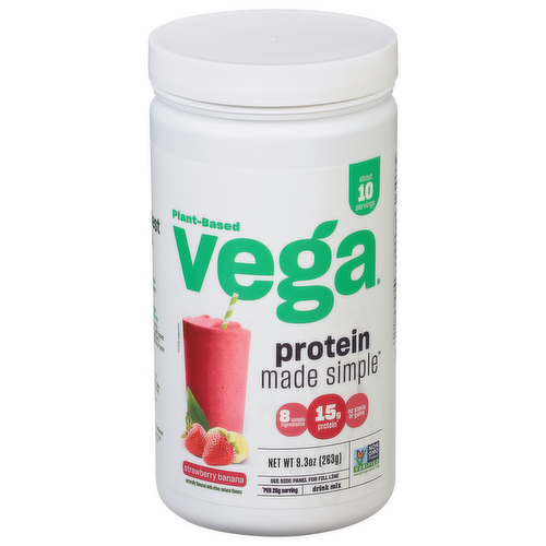 Vega Protein Made Simple Strawberry Banana Vegan Protein Powder
