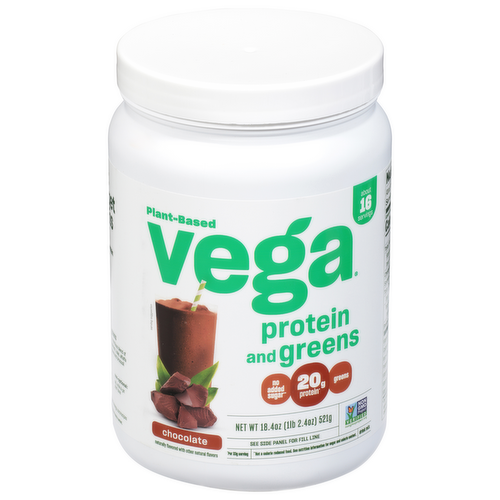 Vega Protein & Greens Chocolate Vegan Protein Powder