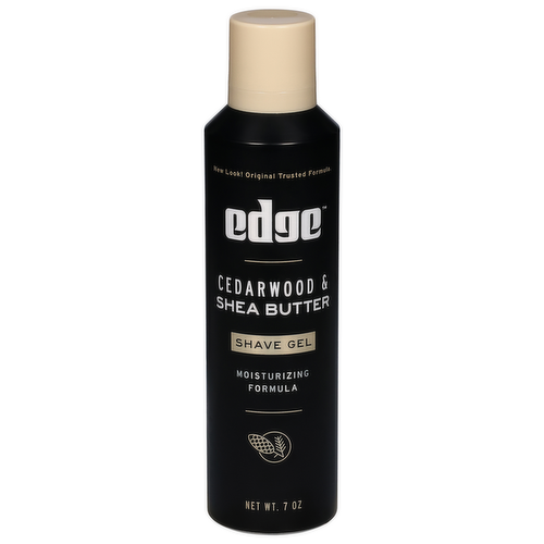 Edge Cedarwood & Shea Butter Moisturizing Shave Gel for Men