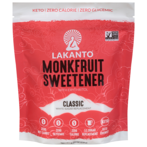 Lakanto Classic Monkfruit Sweetener with Erythritol