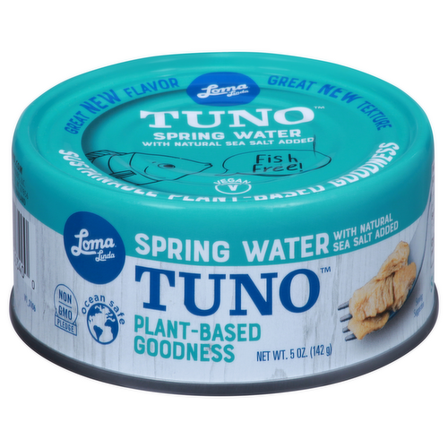 Loma Linda Plant-Based Spring Water with Natural Sea Salt Added Tuno