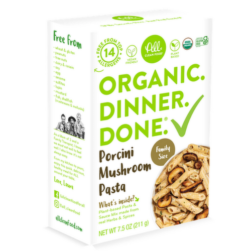 All Clean Food Organic Porcini Mushroom Pasta