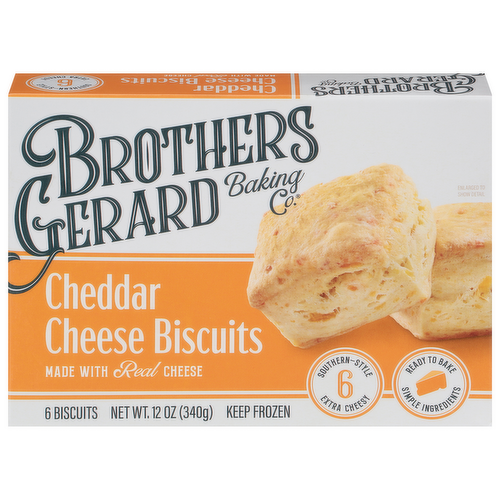 Brothers Gerard Baking Co. Cheddar Southern-Style Biscuits